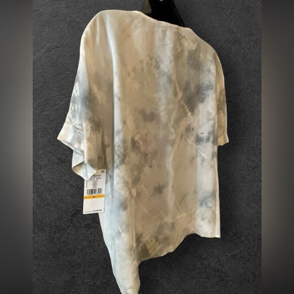 Karen Kane countryside Tess tie front top tie dye, 100% rayon NWT Size S - Picture 5 of 10